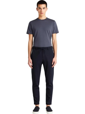 Ersefa Kadın Için Slim Fit Kumaş Dokuma Pantolon Beli Bağlama Detaylı Açık Fonksiyonel Dayanıklı Şık