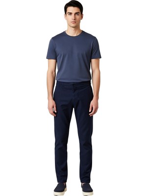 Ersefa Erkek Straight Kesim Dokulu Pamuklu Günlük Pantolon Fonksiyonel Dayanıklı Kaliteli Estetik