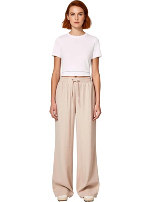 Ersefa Kadın Wide Leg Yüksek Bel Pantolon Fonksiyonel Dayanıklı Kaliteli Konforlu Estetik Premium