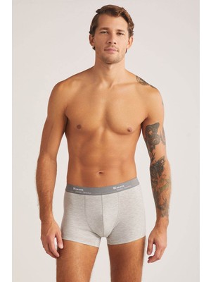 Kom Tight Pamuklu 2'li Erkek Boxer