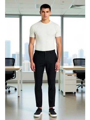 FRM Unisex Açık Slim Fit Düz Kesim Chino Pantolon Fonksiyonel Dayanıklı Kaliteli Konforlu Spor