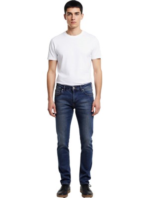 Ersefa Erkek Açık Comfort Denim Dar Paça Pantolon Fonksiyonel Dayanıklı Kaliteli Konforlu Estetik
