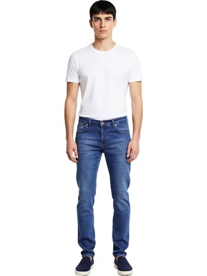 Ersefa Erkek Açık Comfort Denim Dar Paça Pantolon Fonksiyonel Dayanıklı Kaliteli Konforlu Estetik