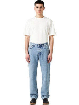 Ersefa Erkek Geniş Paça Kot Pantolon Cool & Comfort Fonksiyonel Dayanıklı Kaliteli Konforlu Rahat