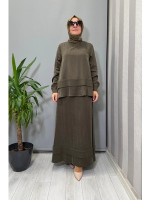 Miss Dalida Etekli Takım Haki T26K-6002 (T26K-2000)