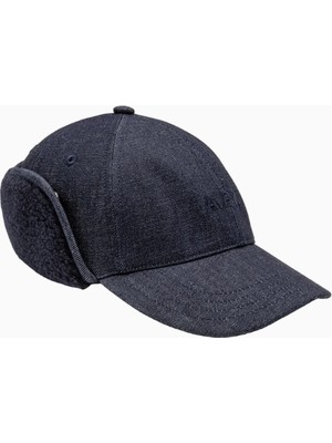 A.p.c Tommie Baseball Cap Yün ve Denim Unisex Şapka