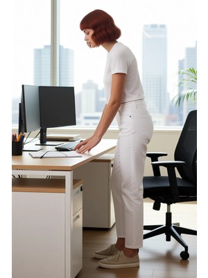 FRM Kadın Açık Yüksek Bel Mom Fit Jean Pantolon Fonksiyonel Dayanıklı Kaliteli Konforlu Modern