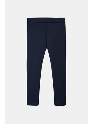 Lovetti Koyu Lacivert Kız Çocuk Içi Peluş Extra Kalın Kışlık Tayt