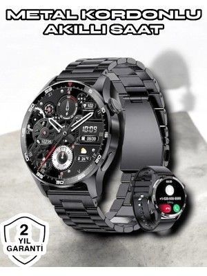 Ceylan Adam Nfc ve Kablosuz Şarjlı Akıllı Saat Ekg, Nabız & Spor Modları ile Ios ve Android Uyumlu