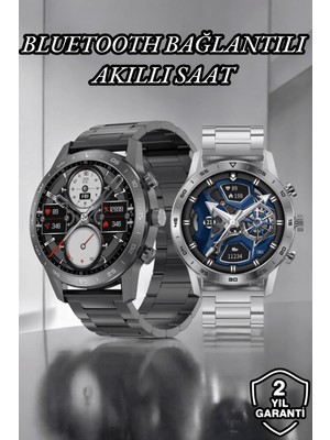 Ceylan Adam Suya Dayanıklı Dokunmatik Akıllı Saat Bluetooth 5.0, Sesli Asistan ve Sağlık Takibi