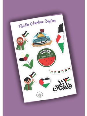 birşebnem Sticker (Filistin Temalı) 3'lü Set