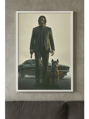 John Wick - Duvar Tablosu (Çerçeveli)
