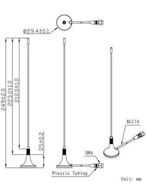 JC LTE-G-823 - Harici Gsm Anten