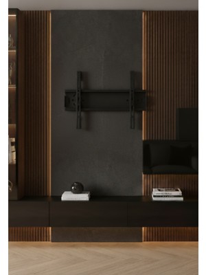 Yurdugül 7011-S Duvar Tipi Tv Askı Aparatı | Sabit Model | 42–65 Inç (106–165 Cm) Uyumlu