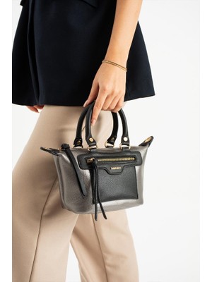 Baginn Suni Deri Kadın Omuz Çantası 23*16 cm Çapraz Askılı Postacı Çanta Çok Cepli Vegan Deri El-Kol Çanta