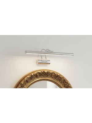 Yurdugül Krom Kasa Gün Işığı Banyo Duvar Ayna Tablo Aydınlatması