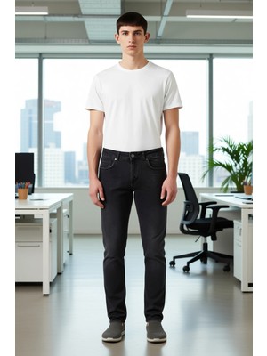 FRM Erkek Comfort Fit Jean Pantolon Fonksiyonel Dayanıklı Kaliteli Konforlu Estetik Premium Şık