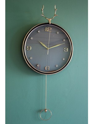 MiraLive Geyikli Sarkaçlı Duvar Saati