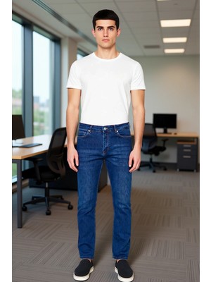 FRM Erkek Comfort Fit Jean Pantolon Fonksiyonel Dayanıklı Kaliteli Konforlu Estetik Premium Şık