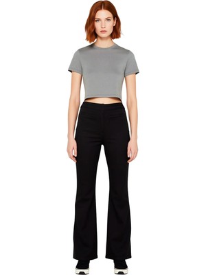 Ersefa Kadın Comfort Esnek Flare Jean Pantolon Fonksiyonel Dayanıklı Kaliteli Konforlu Estetik Şık