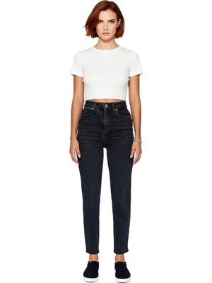 Ersefa Kadın Açık Yüksek Bel Slim Fit Jean Pantolon Fonksiyonel Dayanıklı Kaliteli Konforlu Rahat