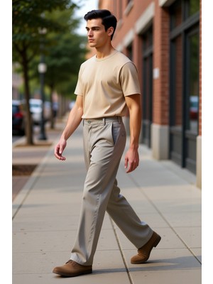 PayBuy Erkek Düz Kesim Paraşüt Kumaş Pantolon Fonksiyonel Dayanıklı Kaliteli Konforlu Estetik Şık