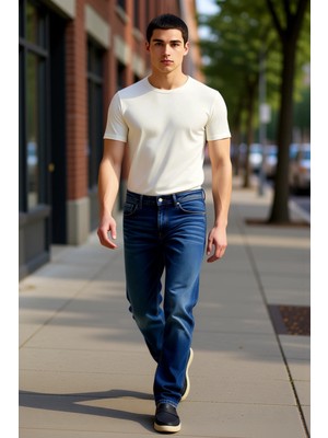 PayBuy Erkek Dar Kesim Denim Pantolon Fonksiyonel Dayanıklı Kaliteli Konforlu Estetik Premium Şık