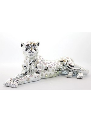 MiraLive Polyester Oturan Kaplan Figürü