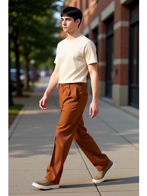 PayBuy Erkek Antrasit Pileli Baggy Fit Kumaş Pantolon Fonksiyonel Dayanıklı Kaliteli Konforlu Şık