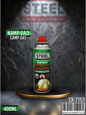 Steel Kamp Gazı 400 ml