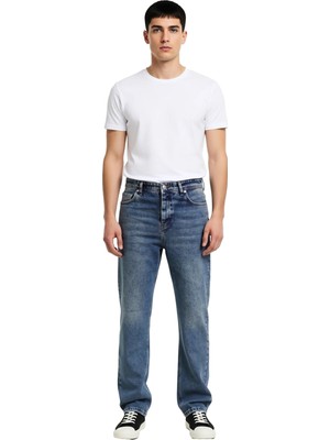 Ersefa Erkek Geniş Paça Kot Pantolon Cool & Comfort Fonksiyonel Dayanıklı Kaliteli Konforlu Rahat