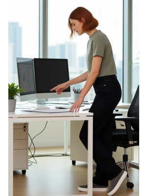 FRM Kadın Yüksek Bel Düz Paça Denim Pantolon Fonksiyonel Dayanıklı Kaliteli Konforlu Estetik Şık