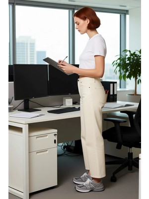 FRM Kadın Yüksek Bel Geniş Paça Jean Pantolon Fonksiyonel Dayanıklı Kaliteli Konforlu Estetik Şık