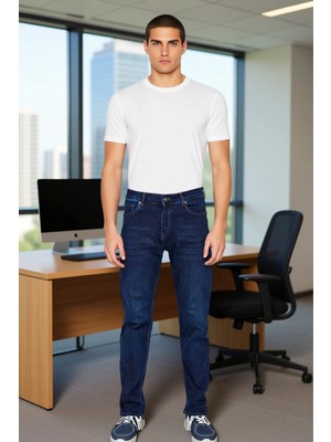 FRM Erkek Comfort Fit Jean Pantolon Fonksiyonel Dayanıklı Kaliteli Konforlu Estetik Premium Şık