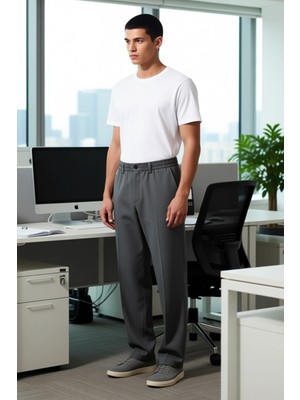 FRM Erkek Kumaş Pantolon Geniş Paça Modern Kesim Fonksiyonel Dayanıklı Kaliteli Konforlu Rahat