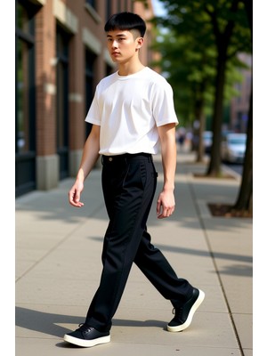 PayBuy Açık Haki Keten Görünümlü Erkek Pantolon Smart Kesim Fonksiyonel Dayanıklı Kaliteli Modern