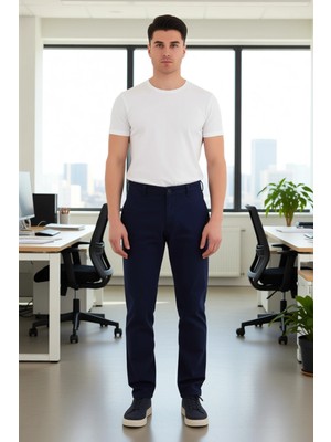 FRM Erkek Gabardin Slim Fit Günlük Pantolon Fonksiyonel Dayanıklı Kaliteli Konforlu Estetik Şık