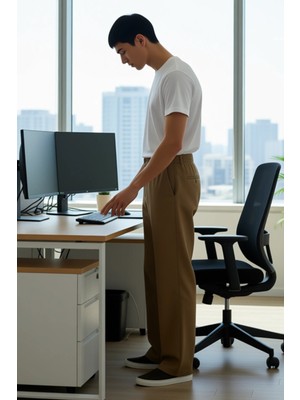 FRM Erkek Kumaş Pantolon Geniş Paça Modern Kesim Fonksiyonel Dayanıklı Kaliteli Konforlu Rahat