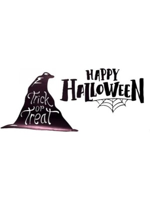 MiraLive Happy Halloween Temalı Duvar Stickerı