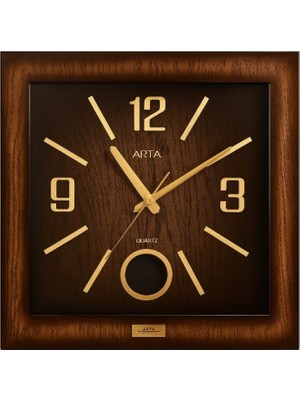 MiraLive Ahşap Tasarımlı Duvar Saati