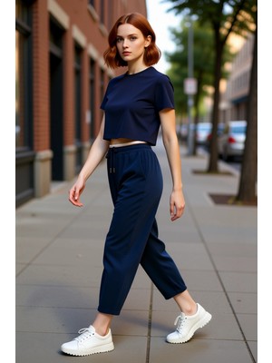 PayBuy Kadın Modal Esnek Örme Havuç Kesim Pantolon Fonksiyonel Dayanıklı Kaliteli Konforlu Modern