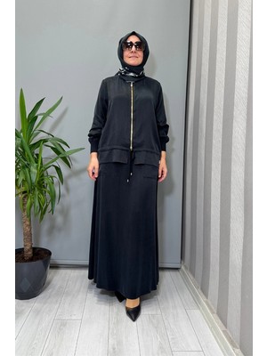 Miss Dalida Cupro Ipek Takım Siyah T26K-8200 (T26K-2003)