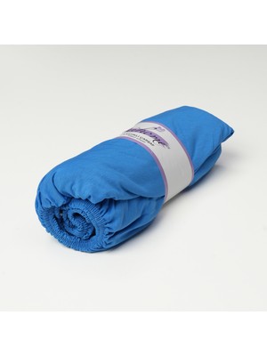 Koyu  Mavi Çift Kişilik  Lastikli  Çarşaf