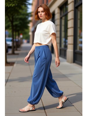 PayBuy Kadın Havuç Şalvar Örme Pantolon Antrasit Modal Karışımı Fonksiyonel Dayanıklı Kaliteli Şık