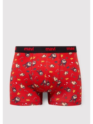 Mavi Yılbaşı Temalı Tazmanya Canavarı Boxer 0912136-32421