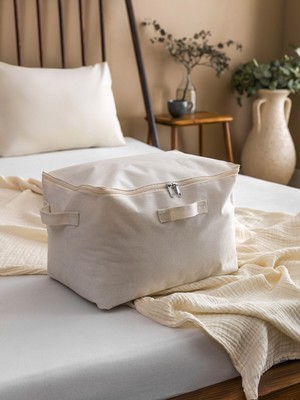 Lc Waikiki Yeni Sezon Fermuarlı Kumaş Hurç 38X25X25 cm