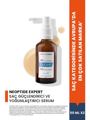 Ducray Neoptide Expert Saç Dökülmesi Karşıtı Serum Saç Güçlendirici ve Yoğunlaştırıcı Saç Serumu 50 ml x2