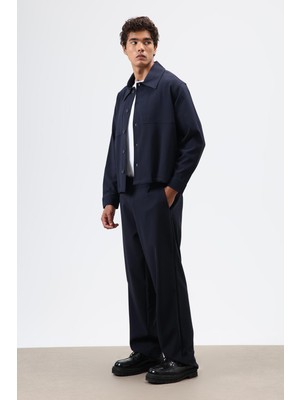 Vamos Relax Fit Ceket Lacivert