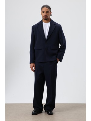 Vamos Oversize  Takım Elbise Lacivert