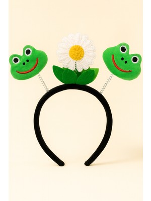 Çocuk Kurbağa Aksesuarlı Taç